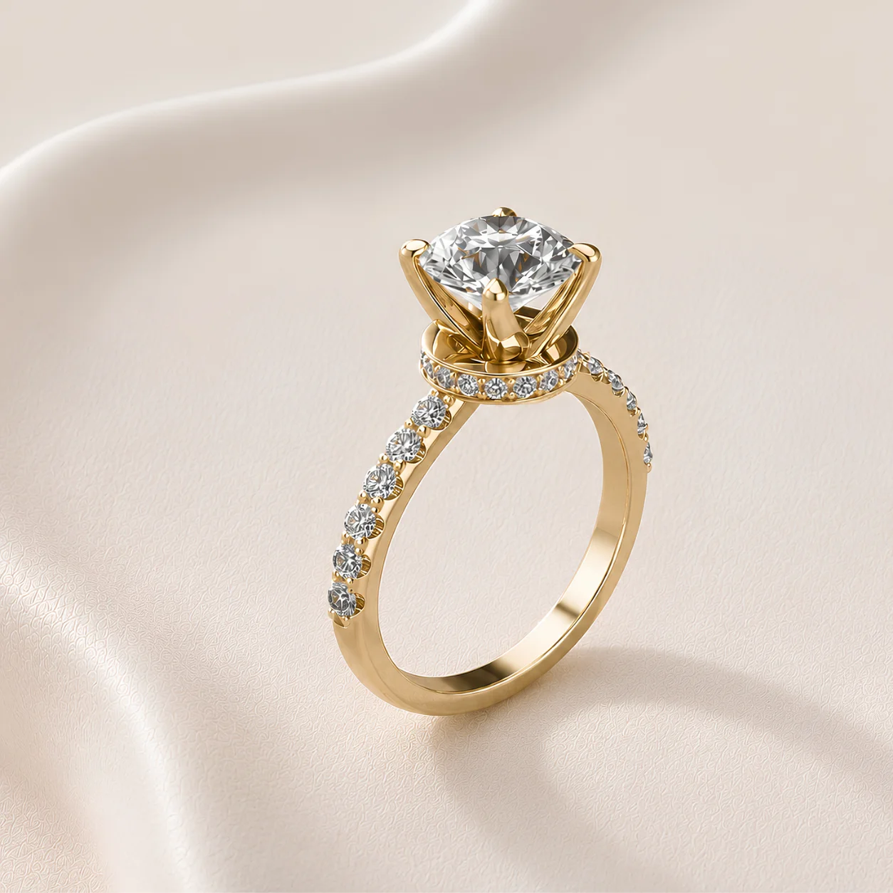 Hidden Halo Rings