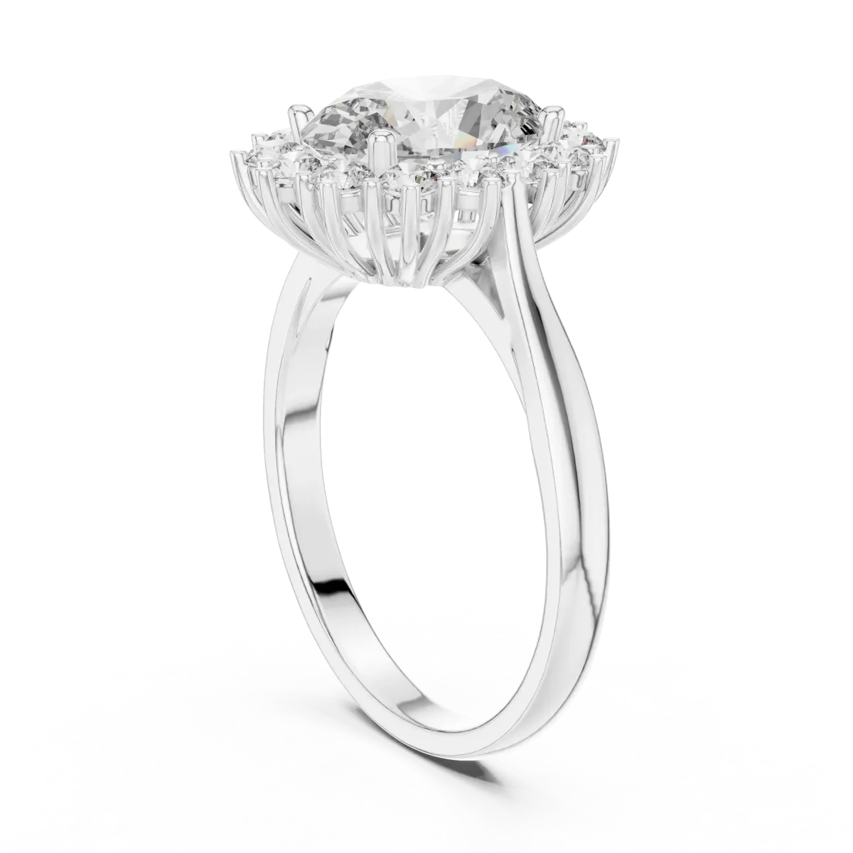Oval Diamond Engagement Ring