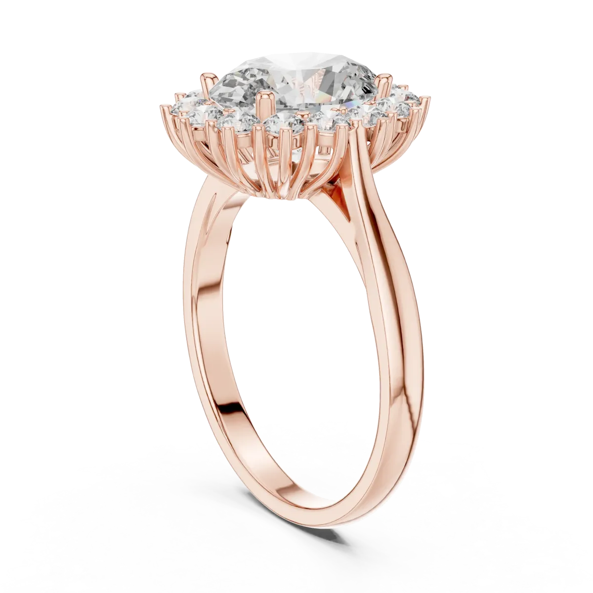 Oval Diamond Engagement Ring