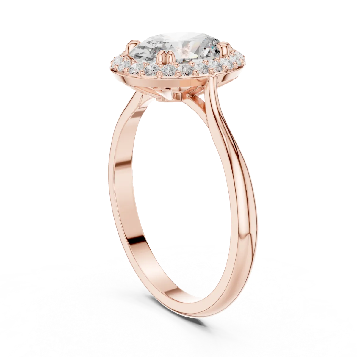 Halo Diamond Engagemen