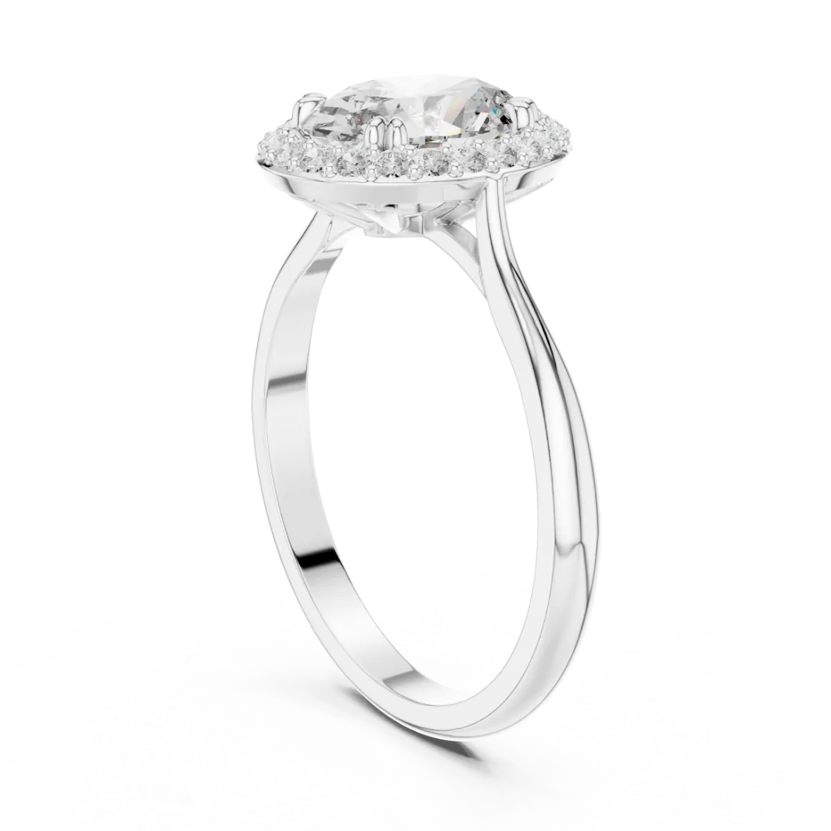 Halo Diamond Engagemen