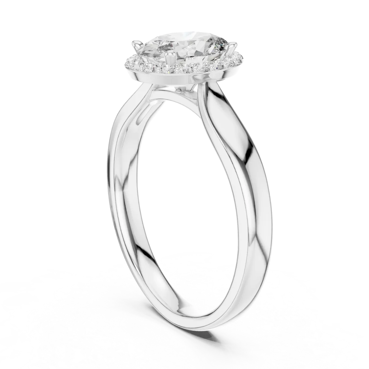 Classic Oval Halo Diamond