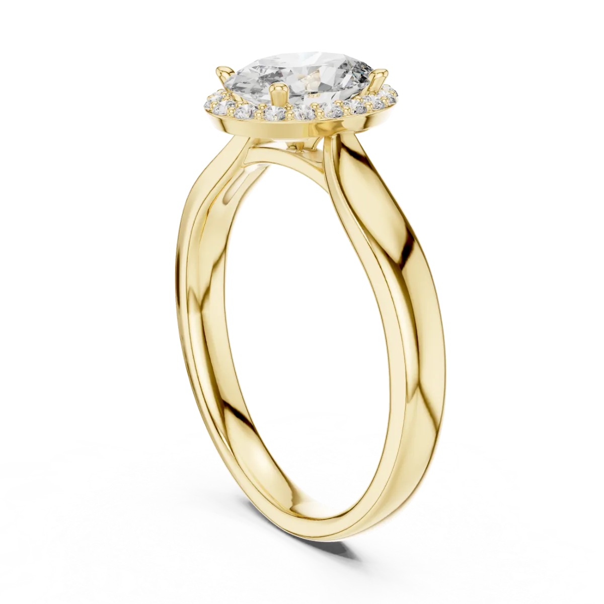 Classic Oval Halo Diamond