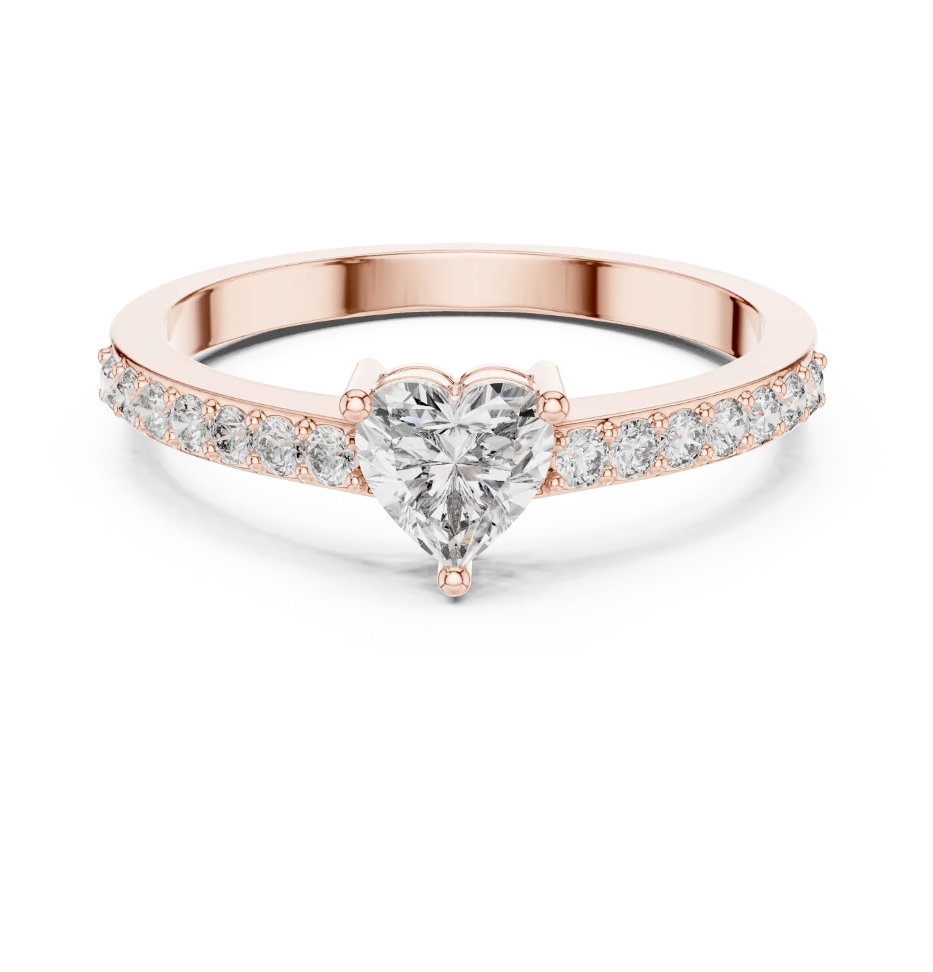 Amarisa Heart Pave Solitaire