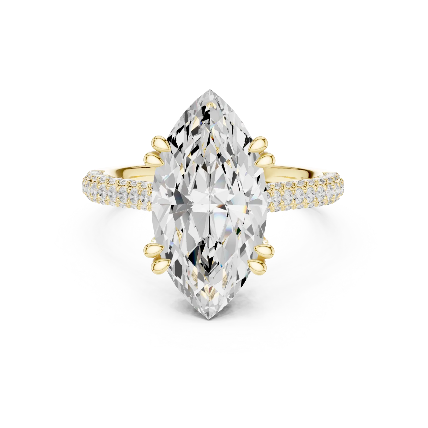 Candace Marquise Pave Solitaire