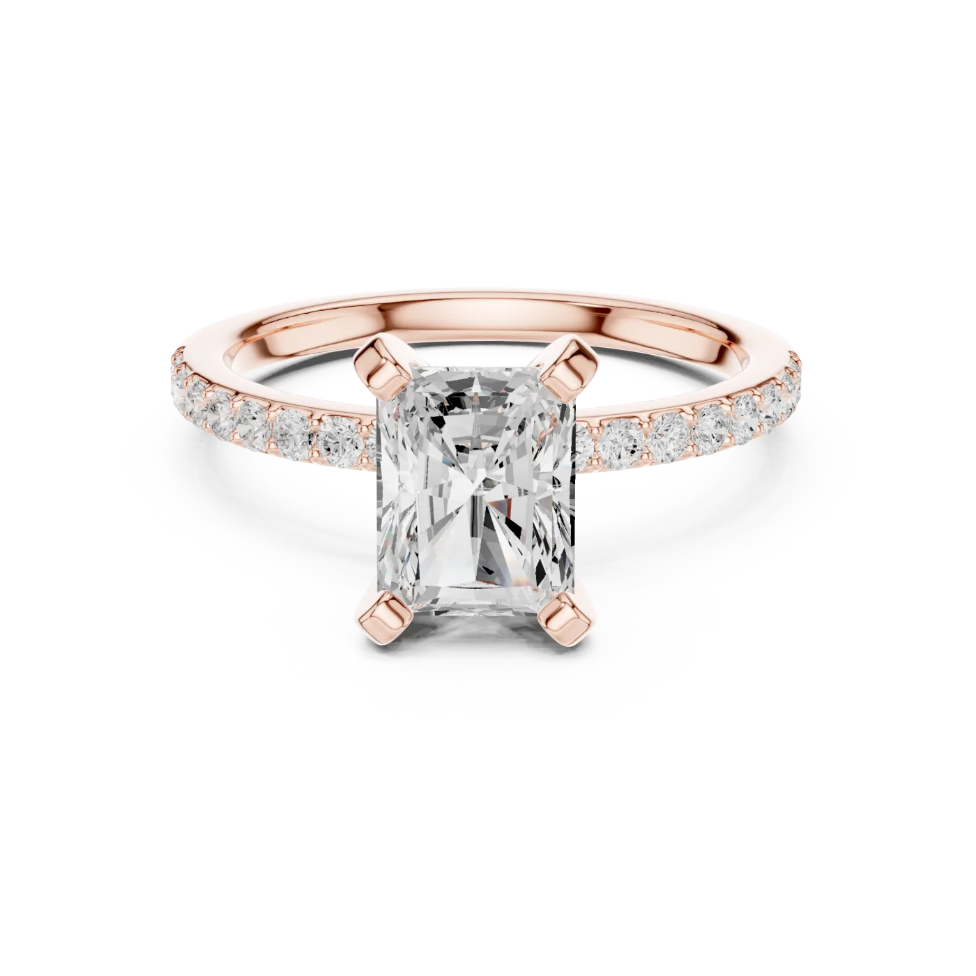 Jacinda Radiant Pave Solitaire
