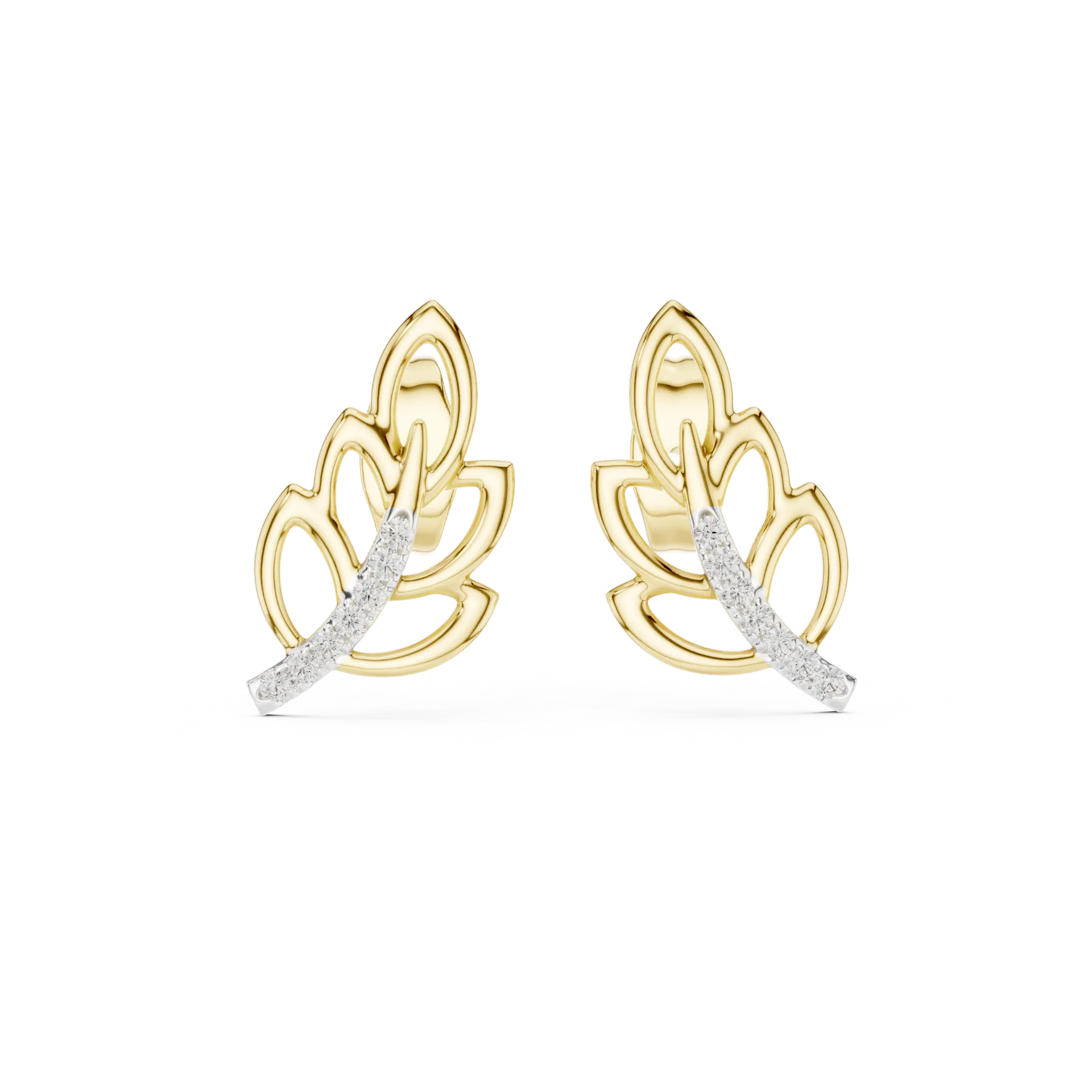 Sovereign Round Stud Earrings