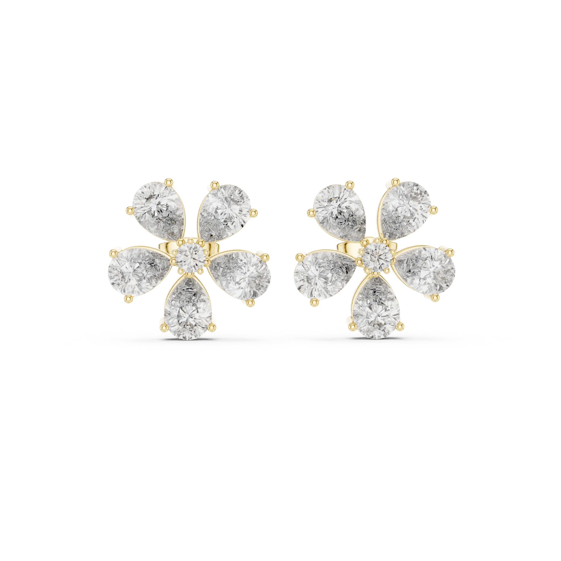 Stunning Pear Stud Earrings