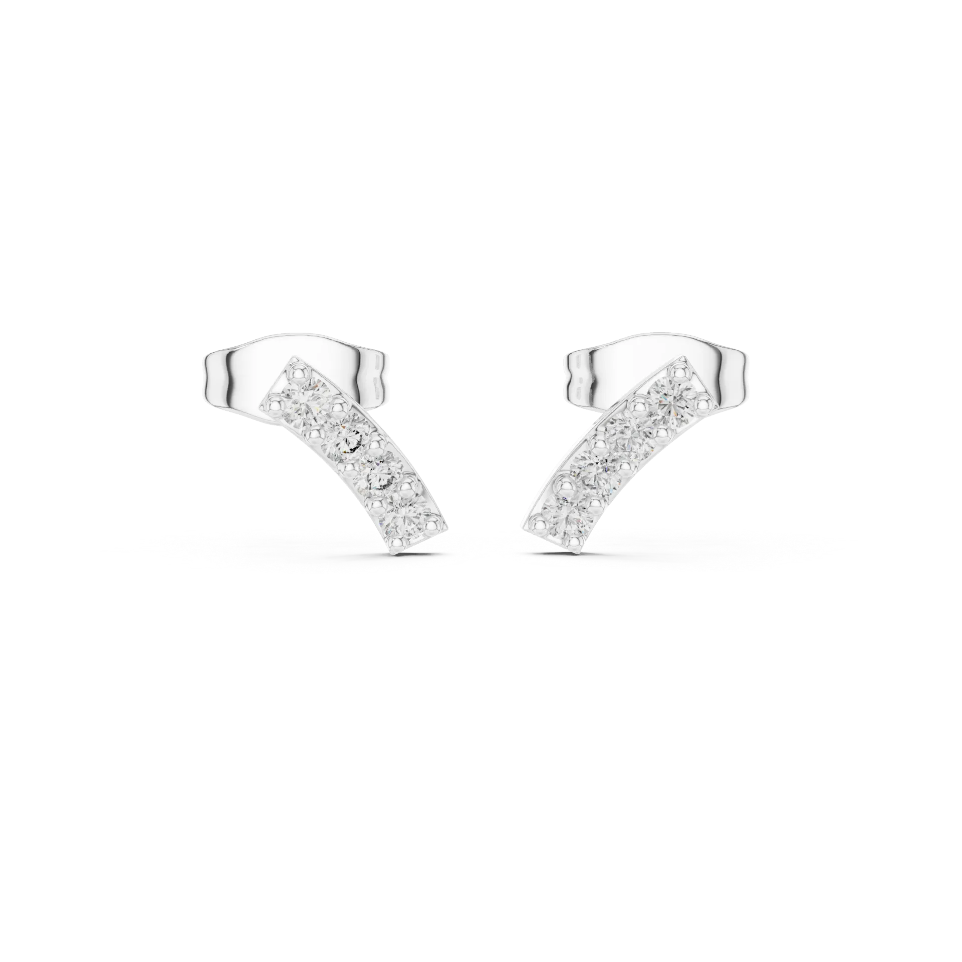 Alluring Round Stud Earrings