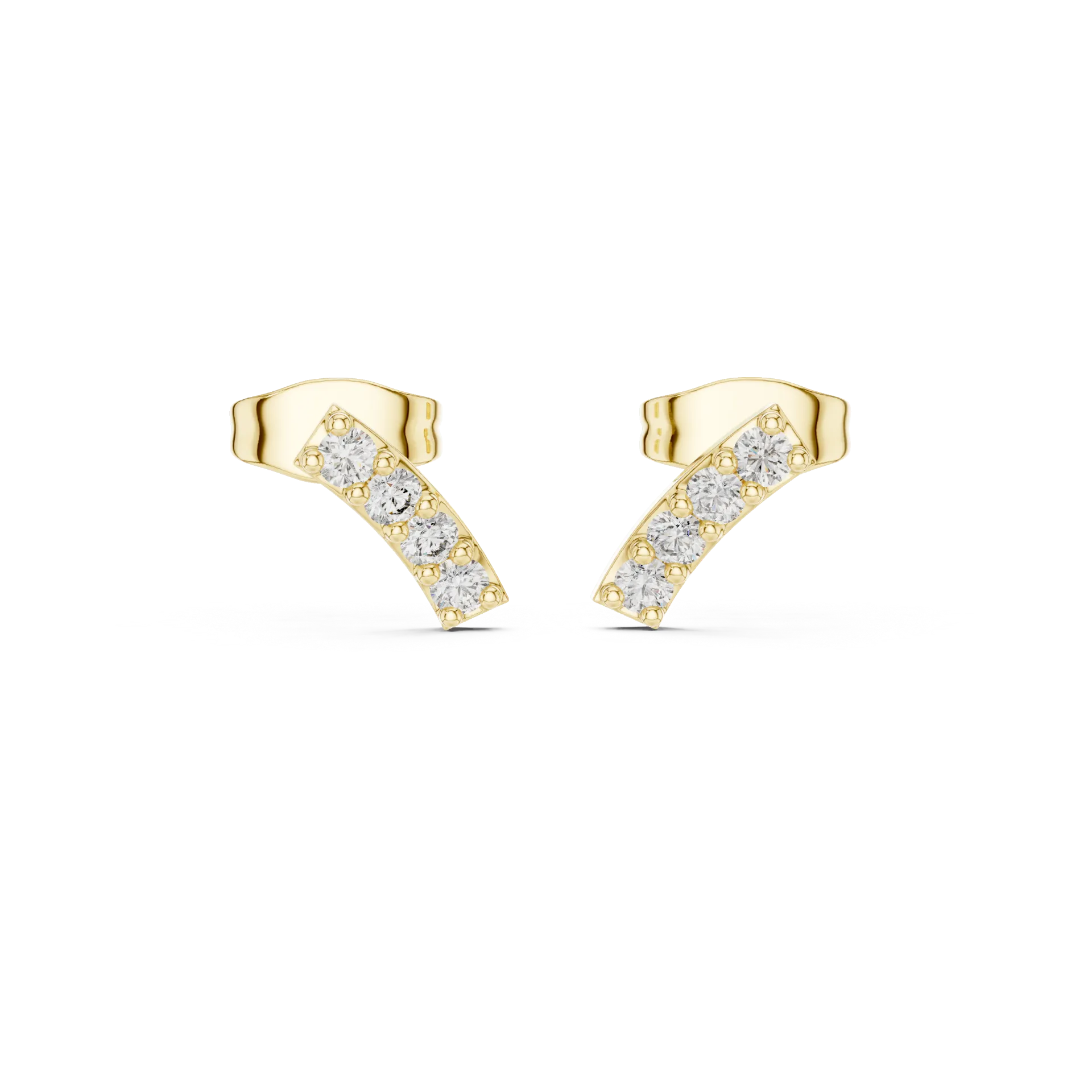 Alluring Round Stud Earrings