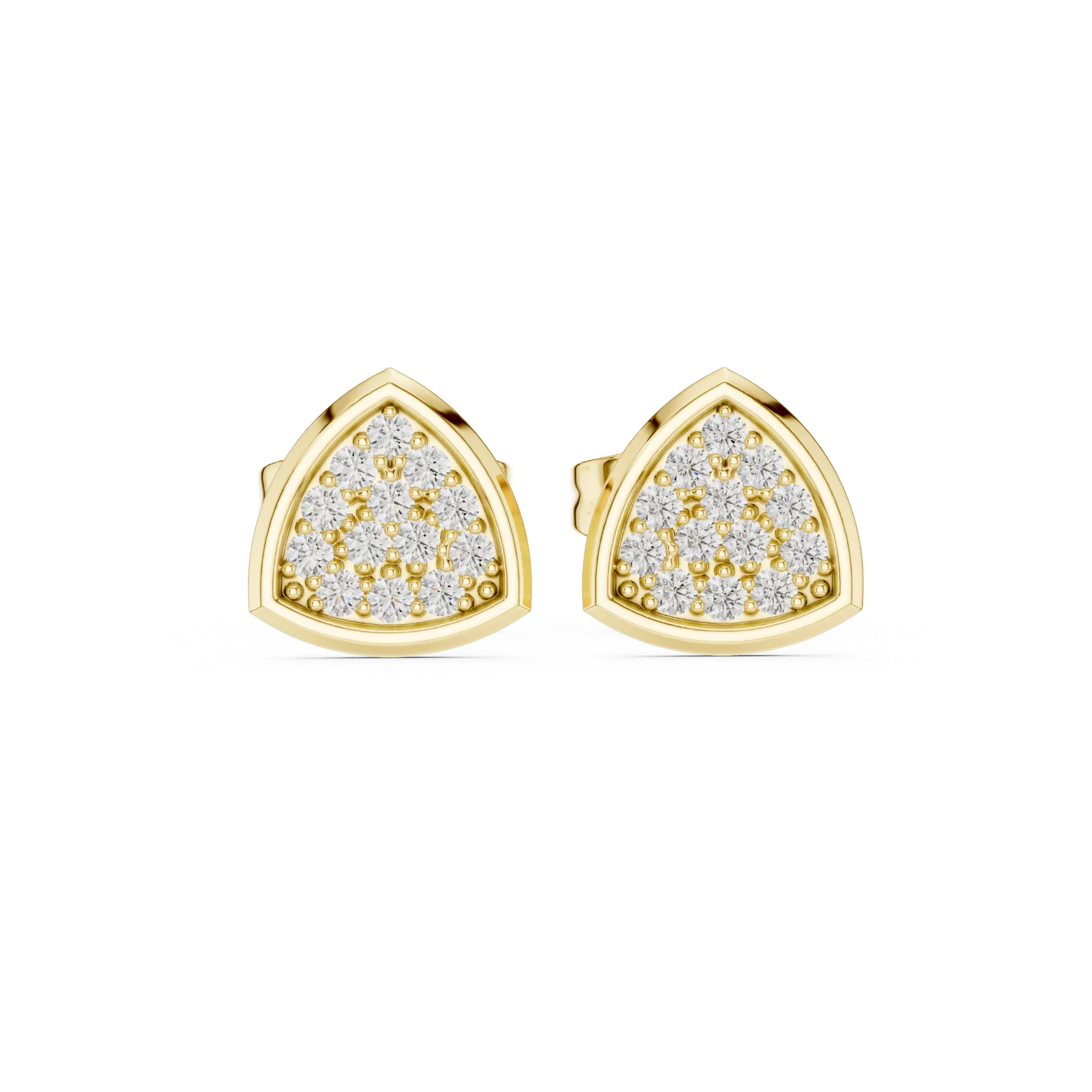 Impeccable Round Stud Earrings