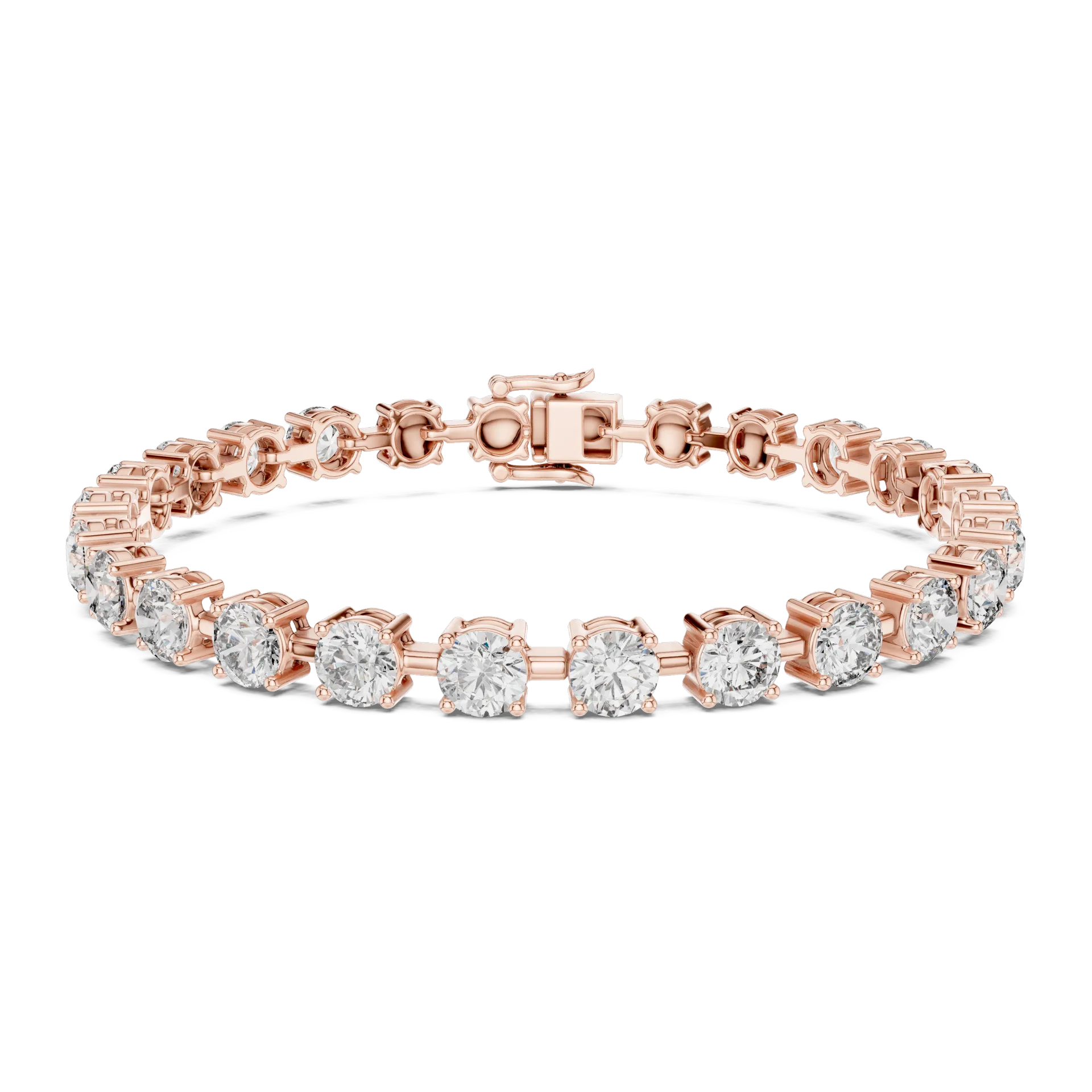Grand Solitaire Bezel Tennis Bracelet