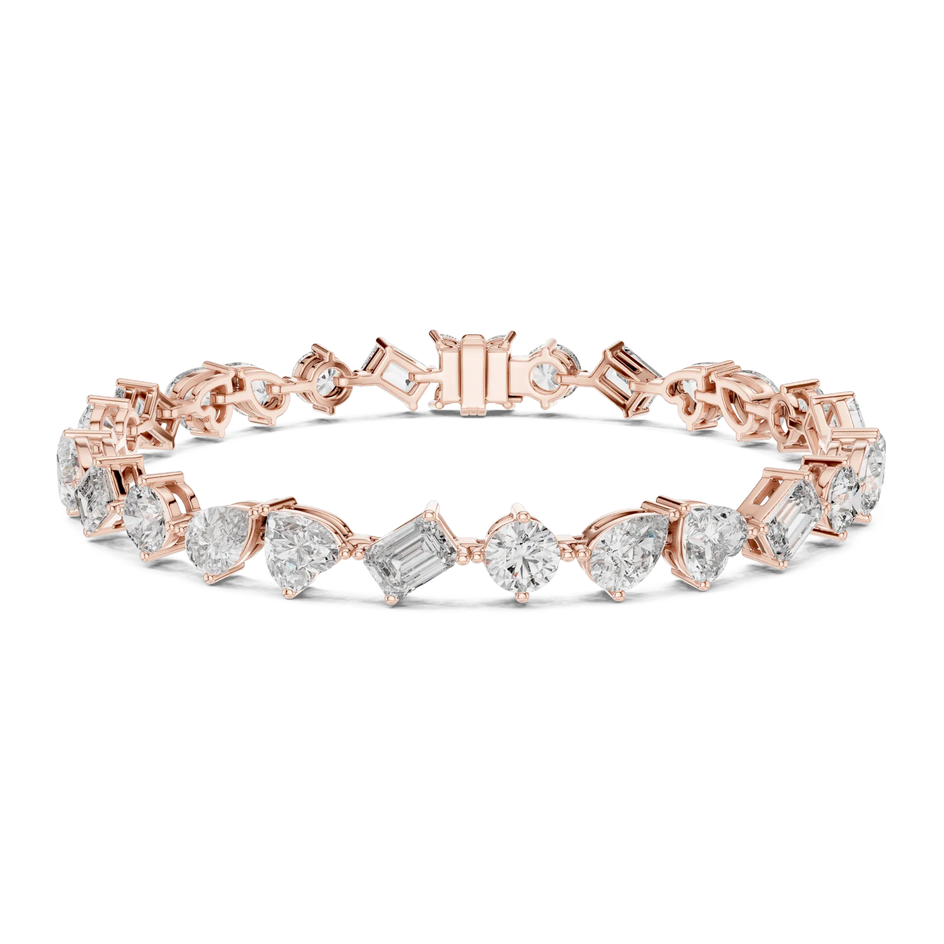 Eclectic Multi Shape Diamond Bracelet