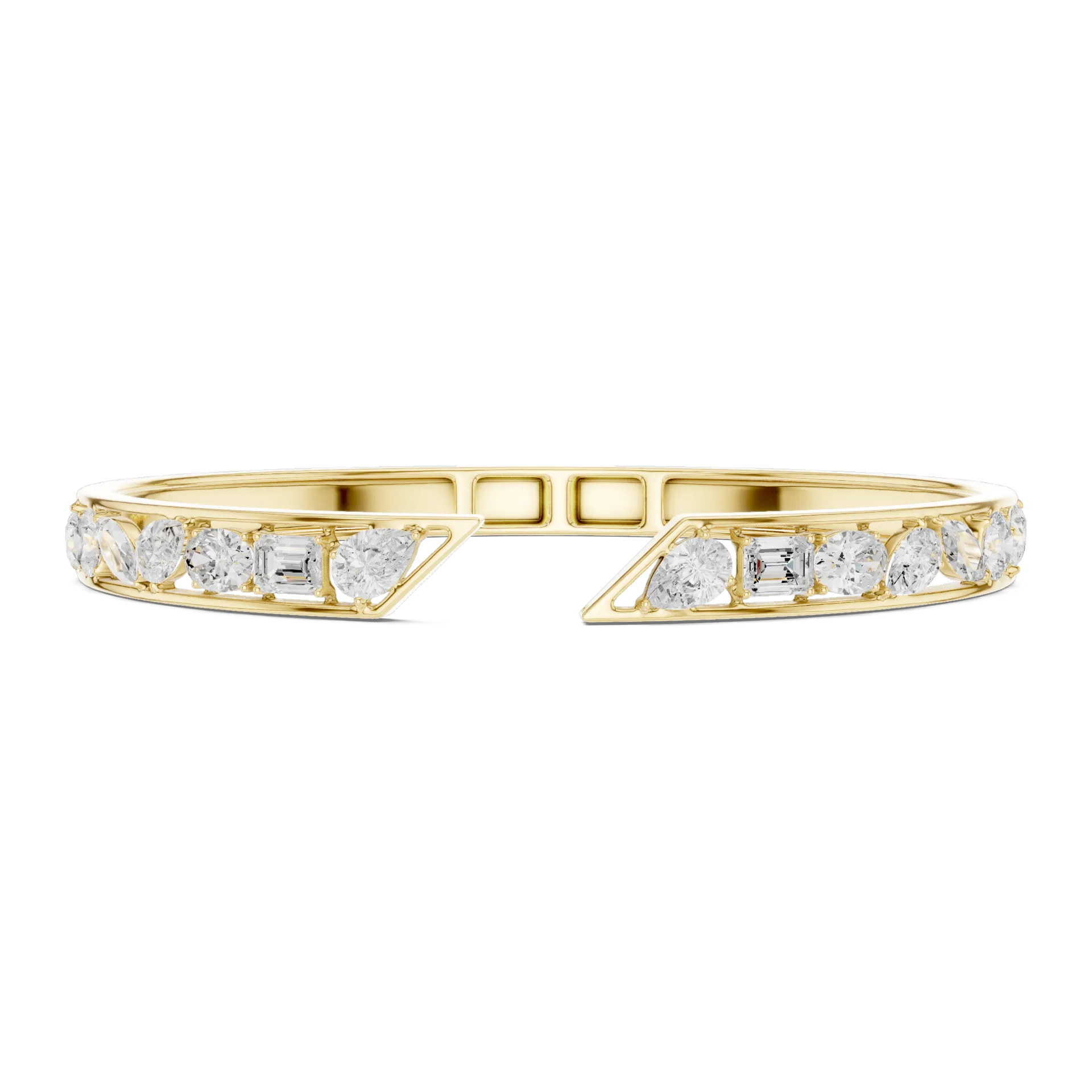 Geometric Bypass Multi Shape Bangle