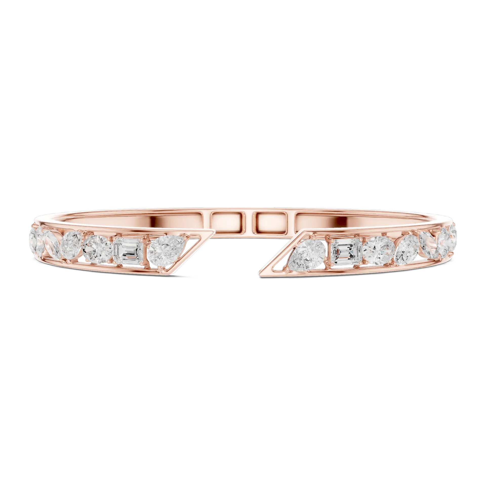 Geometric Bypass Multi Shape Bangle