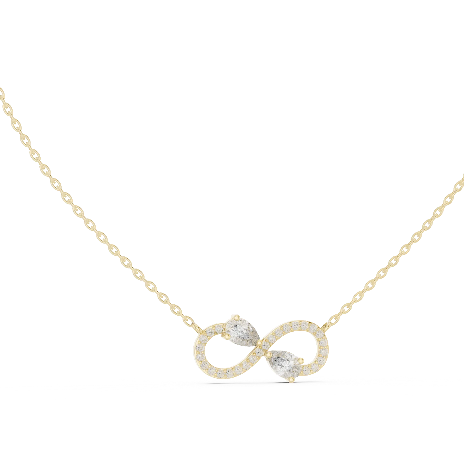 Toi-Et-Moi Pear Infinity Fashion Pendant