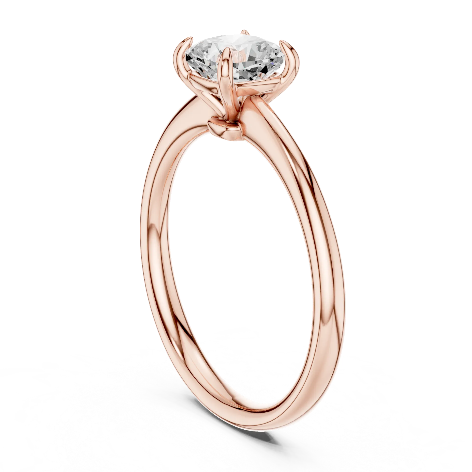 Resplendent Cushion Solitaire Ring