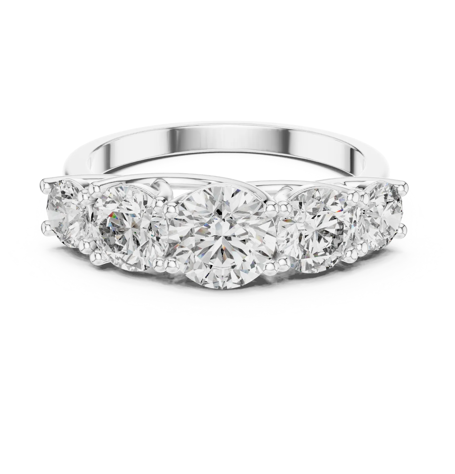 Harmonic Crest Diamond Band