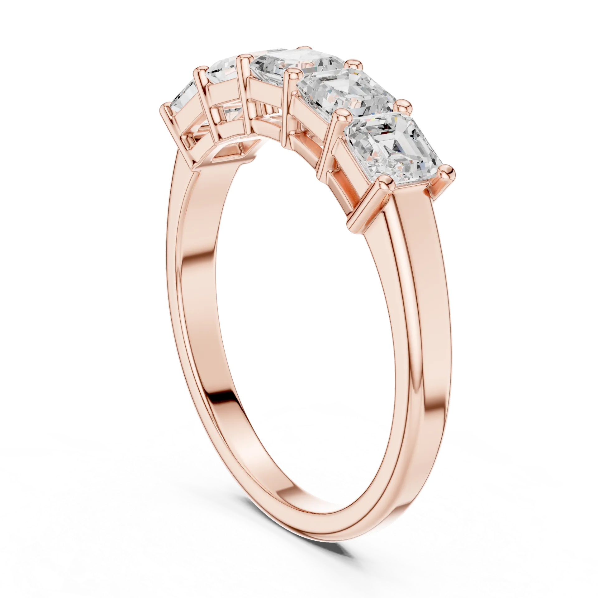 Geometric Prisms Diamond Band