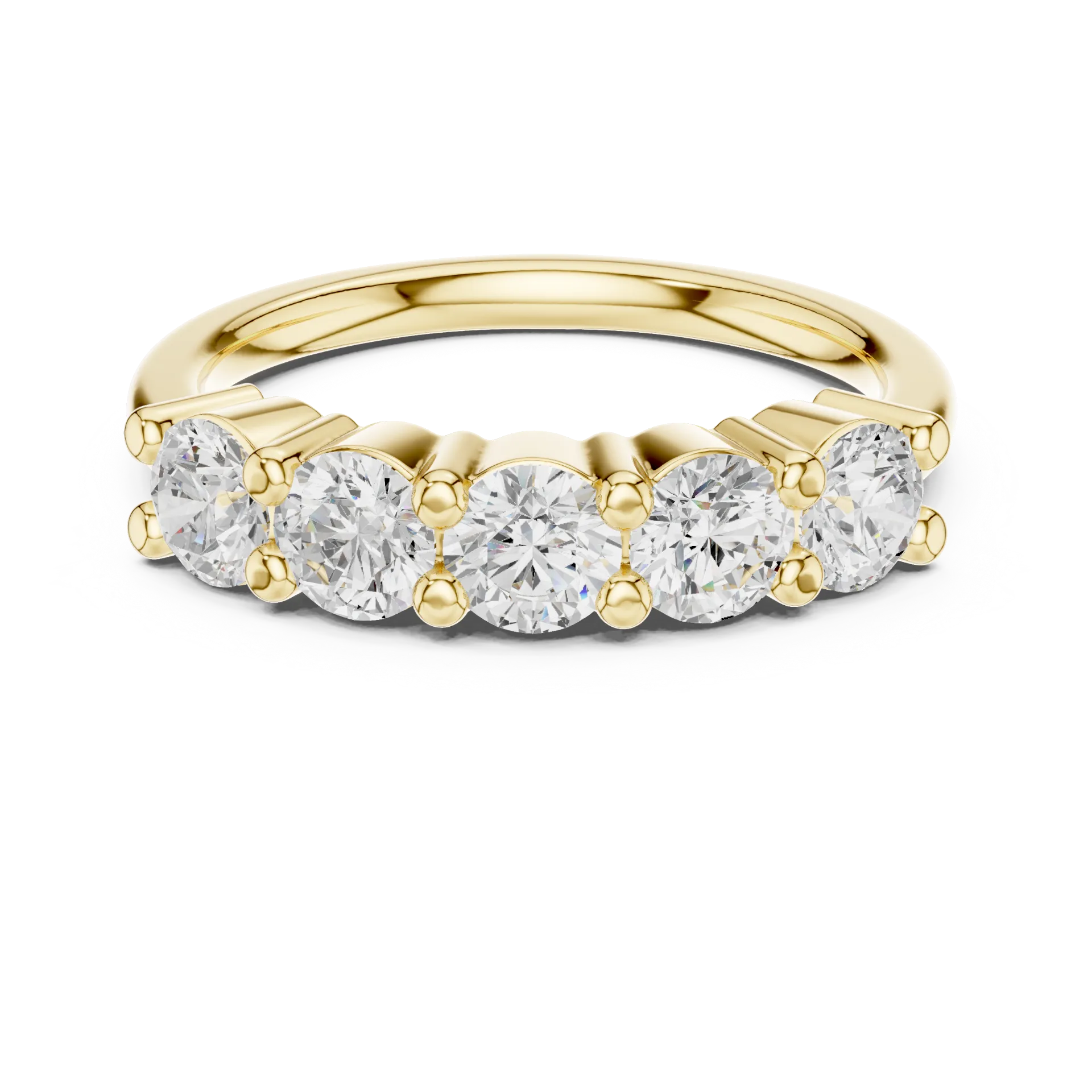 Seraphina Round Five-Stone Band