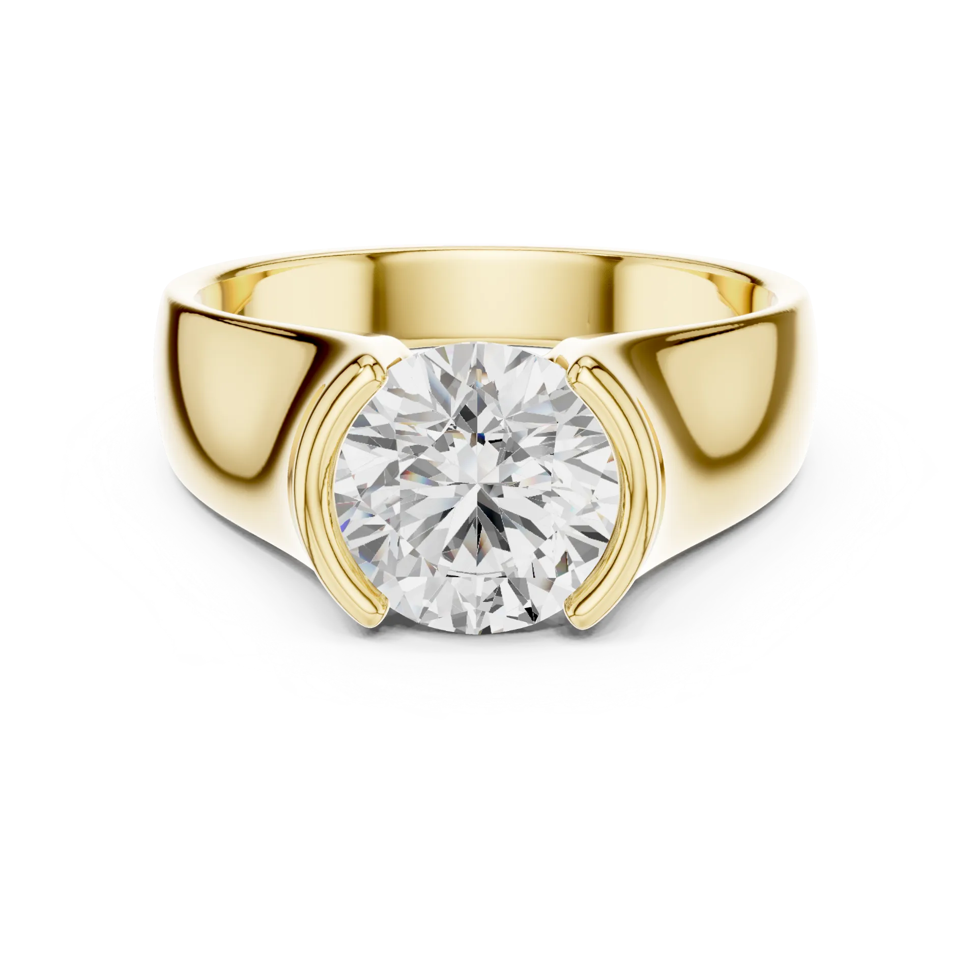 Kallisto Round Solitaire Band
