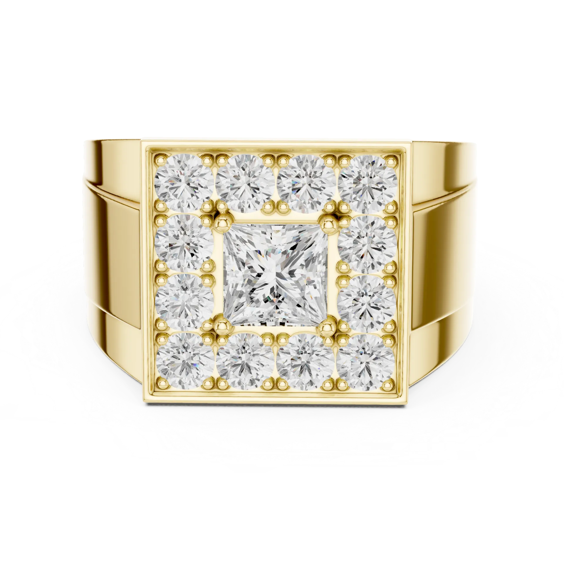 Monarch Pavé Signet Band
