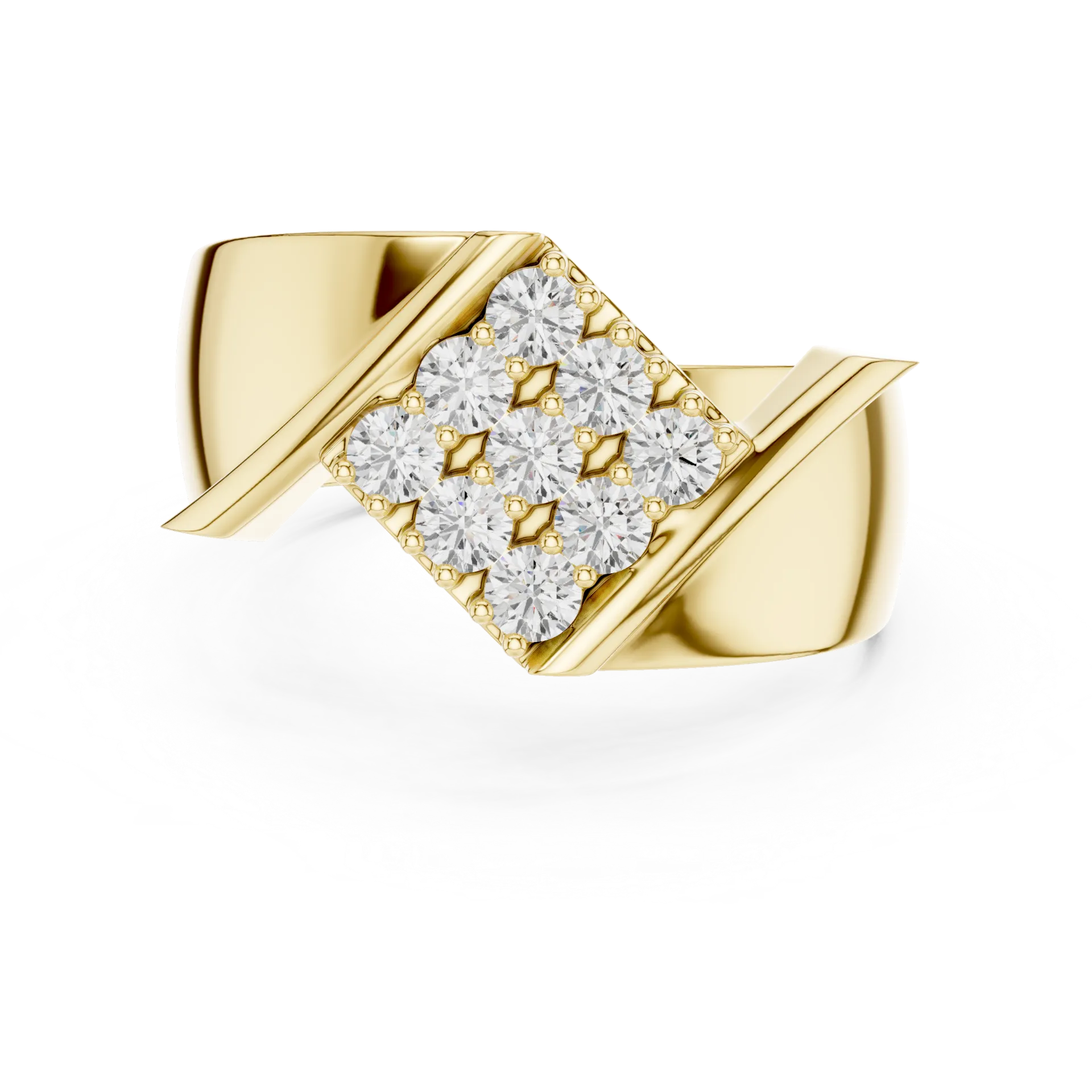 Navona Matrix Signet Band