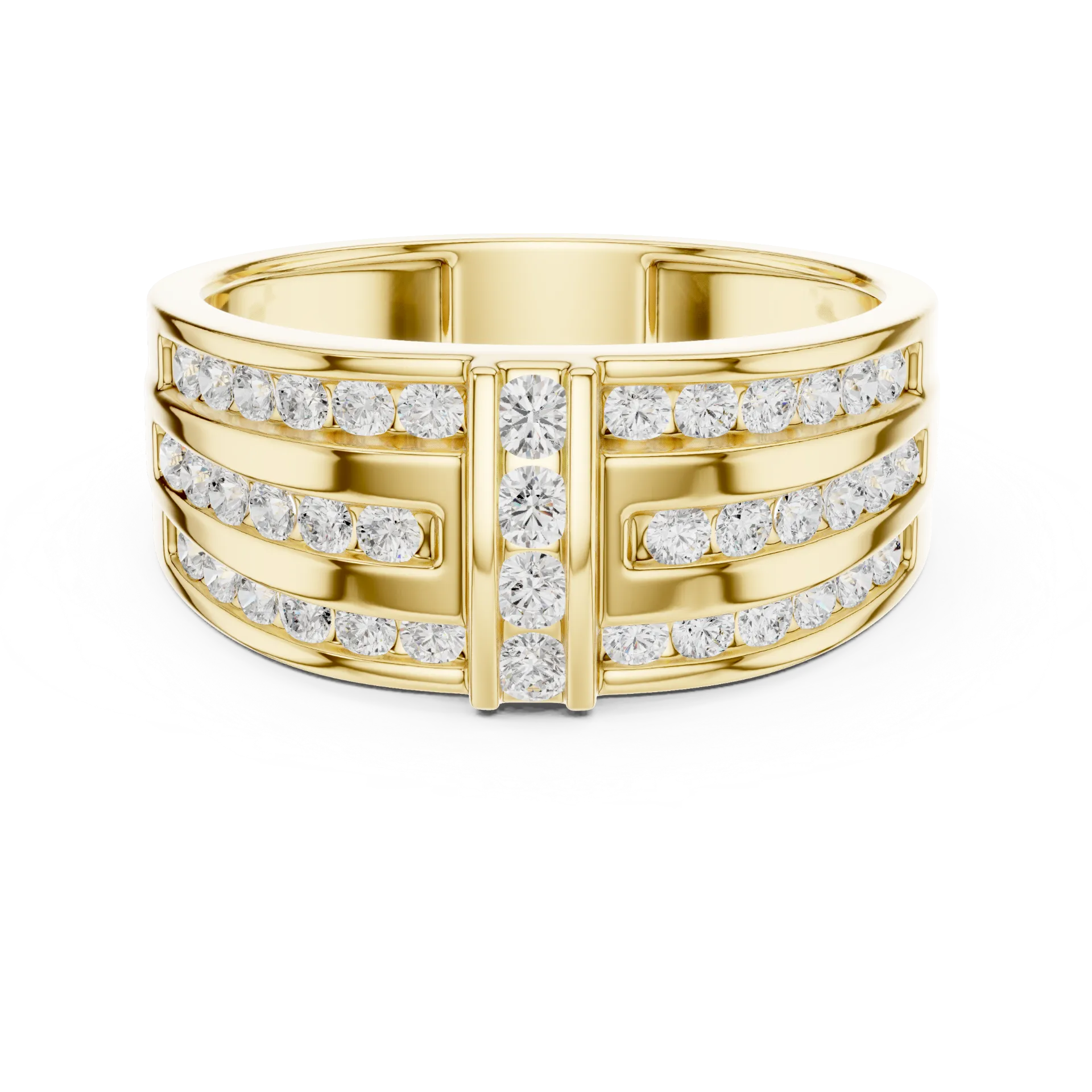Geometric Triple-Channel Ring