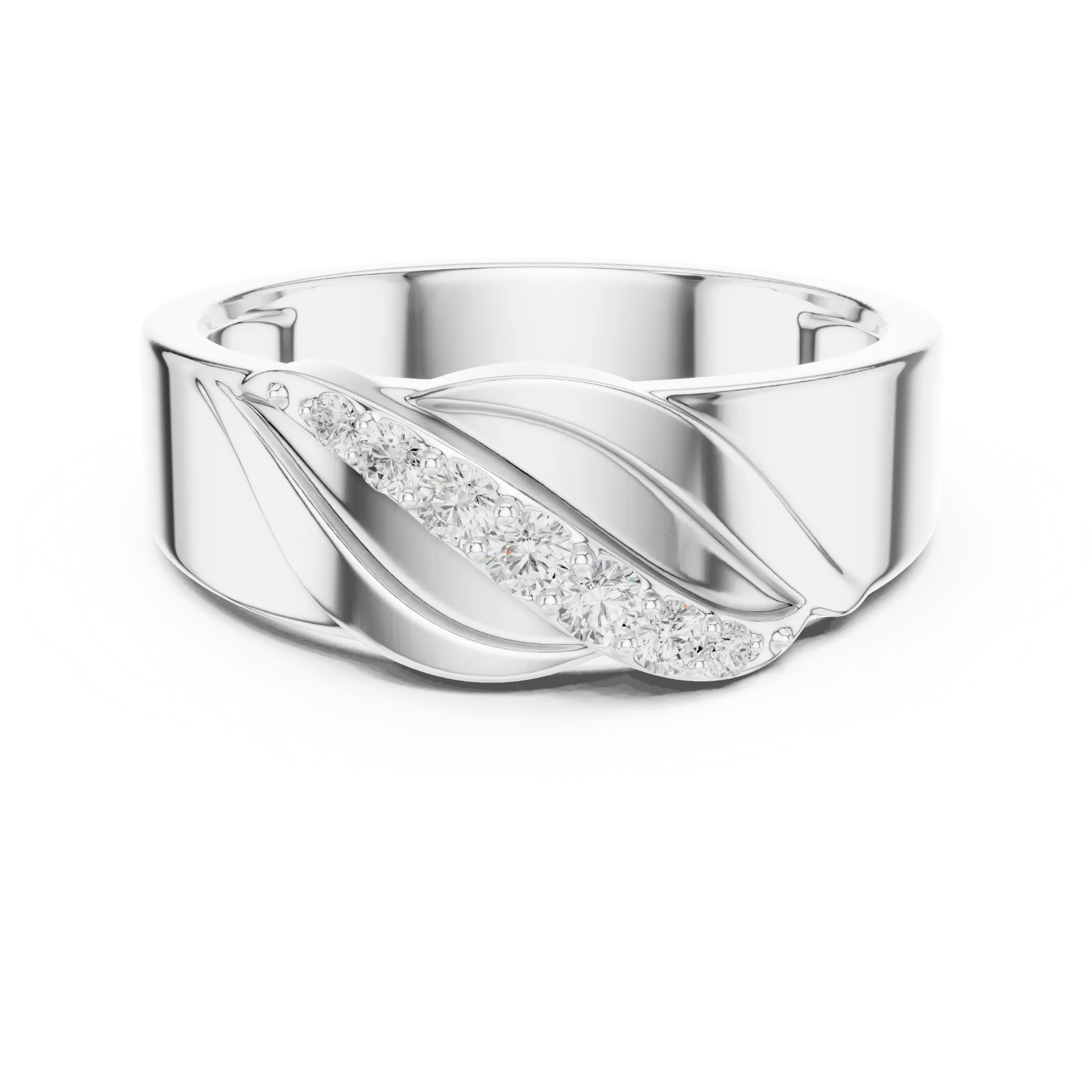 Diagonal Sculpted Bypass Band